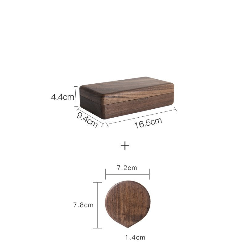 Wooden earring box